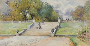 On A Park Terrace On A Park Terrace