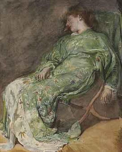 Sleep (study Of Female Figure Asleep) - view 1