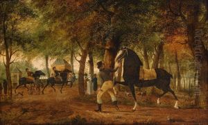 Horse Races Near The Hague by Karel La Fargue