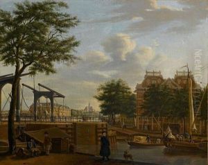 View Of Amsterdam With The Scheepvaartmuseum