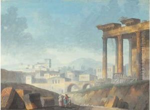 Paysage D'italie by Charles La Fontaine