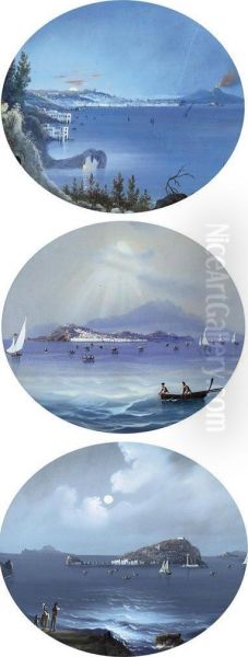 Fishing On The Bay Of Naples - view 1