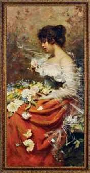 Beauty With Roses - view 1
