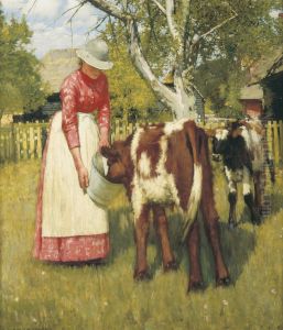 The First Meal by Henry Herbert La Thangue