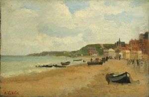 Promenade En Bord De Plage