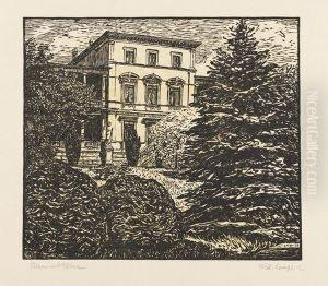 Villa Mit Tanne by Wilhelm Laage