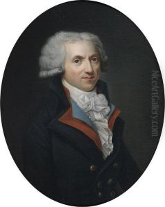 Portrait Du Conventionnel Vergniaud Chef Des Girondins by Adelaide Labille-Guyard