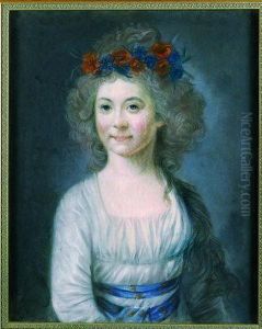 Portrait Of An Actress At The Comedie Francaise As Flora