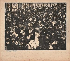 Le Bal Bullier. 1898. by Jean Emile Laboureur