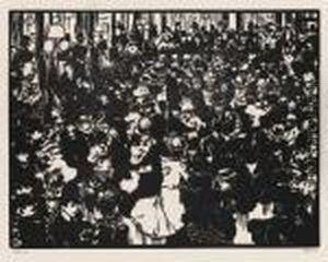 Le Bal Bullier by Jean Emile Laboureur