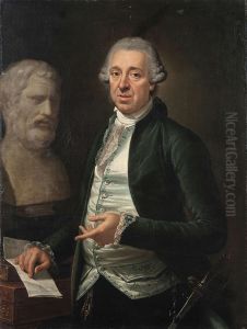 Ritratto Di Domenico De Angelis Con L'erma Di Biante by Tommaso Pietro Labruzzi