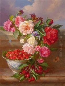 Stillleben Mit Rosen by Andreas Lach
