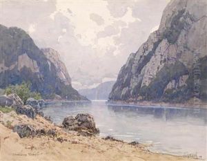 The Gorge Kasan by Fritz Lach