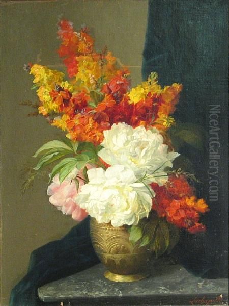 A Still Life Of Flowers In A Vase - view 1