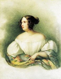 Portret Mlodej Kobiety by Emilie Lachaud De Loqueyssie