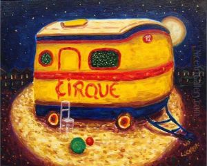 Roulotte De Cirque by Jean Lachaud