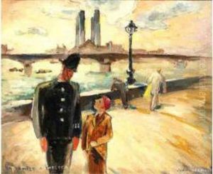 La Tamise A Chelsea by Jean Lachaud