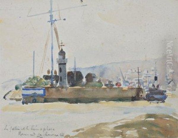 La Jetee Et Le Semaphore A Honfleur - view 1