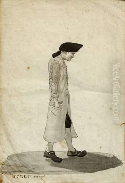 Un Homme Vetu D'un Longue Redingote - view 1