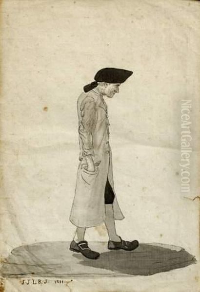 Un Homme Vetu D'une Longue Redingote - view 1