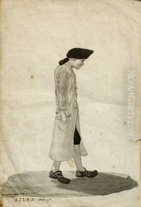 Un Homme Vetu D'une Longue Redingote