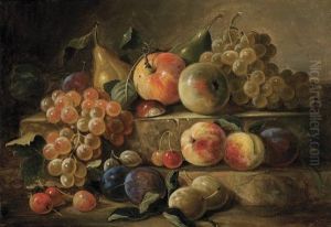Tier Still Life With Fruits by Paul Lacroix