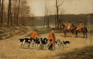 French Hunting Scene French Hunting Scene