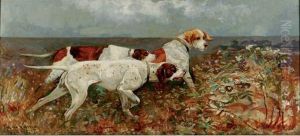 Chiens A L'arret by Tristan L. Jules Lacroix