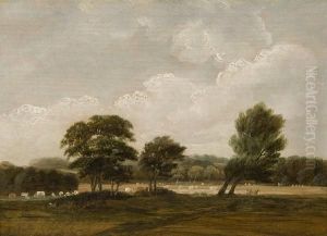 River Landscape With Cattle River Landscape With Cattle