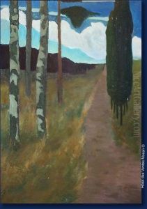 Paysage Aux Bouleaux