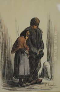 Les Pauvres by Eugene Laermans