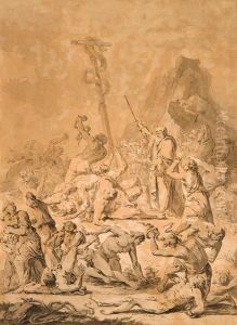 Mose E Il Serpente Di Bronzo by Raymond Lafage