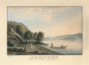 Vue De L'isle De Rousseau by Simon Daniel Lafond