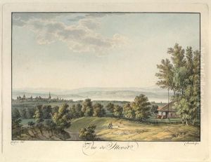 Vue De Morat by Simon Daniel Lafond