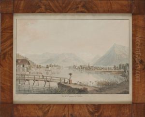 Vue Des Environs De Thoun by Simon Daniel Lafond