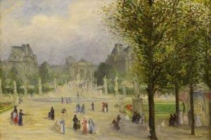 Les Tuileries by Emile Rene Lafont