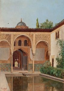Patio De La Alhambra by Eduardo Laforet Alfaro