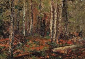Cutting The Road by Augustus Frederick Lafosse Kenderdine