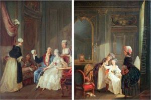 Jeune Femme Admirant Une Boucle D'oreille Jeune Femme Admirant Une Boucle D'oreille