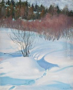 Winter Landscape by Berndt Lagerstam