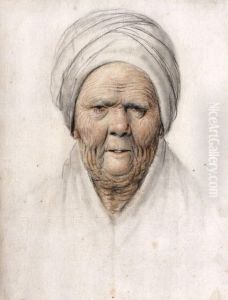 Visage De Vieille Femme by Nicolas Lagneau