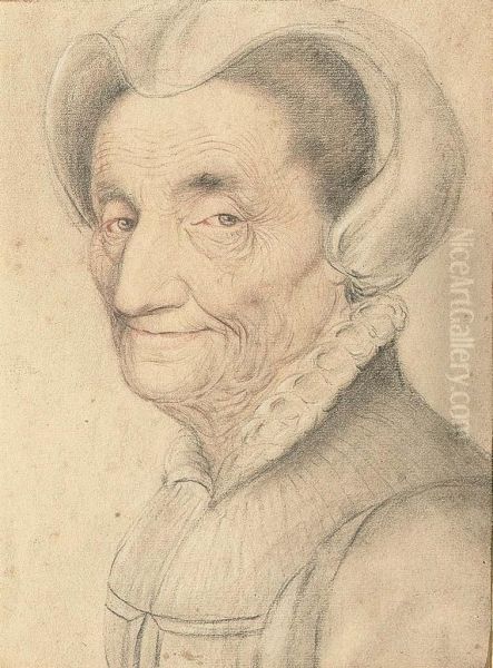 Portrait Of An Elderly Woman - view 1