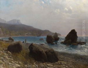 Sea Shore. Crimea by Lef Feliksovich Lagorio