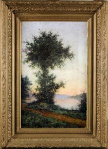 Paysanne Au Bord Du Lac by Adele Lagrand