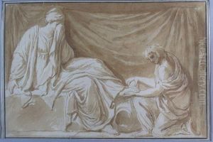 Scene Antique by Jean Jacques II Lagrenee