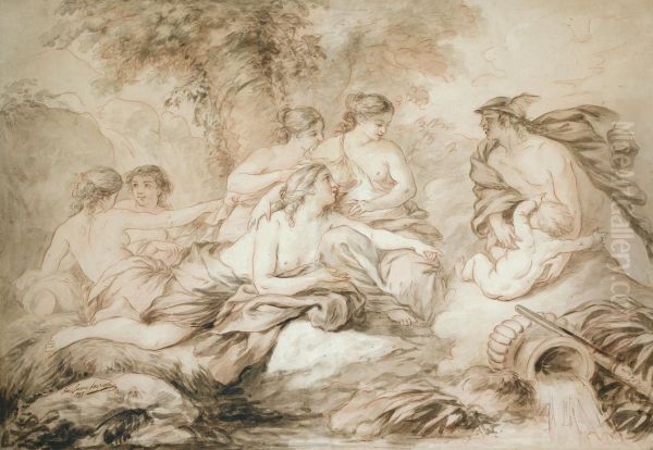 Mercury Entrusting Bacchus To The Nymphs - view 1