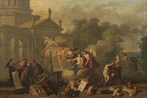 L'allegorie Des Arts by Jean Jacques II Lagrenee