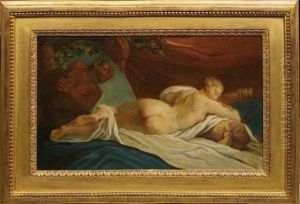 Jupiter Et Antiope ? by Jean Jacques II Lagrenee