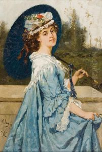Dame Met Parasol Dame Met Parasol