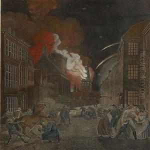 Vor Frue Taarns Brand by Gerhard Ludwig Lahde